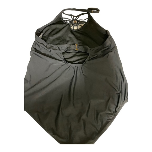 Playa Swim one piece black neck strap design back strap. 2X 18W 20W plus… - Picture 10 of 10